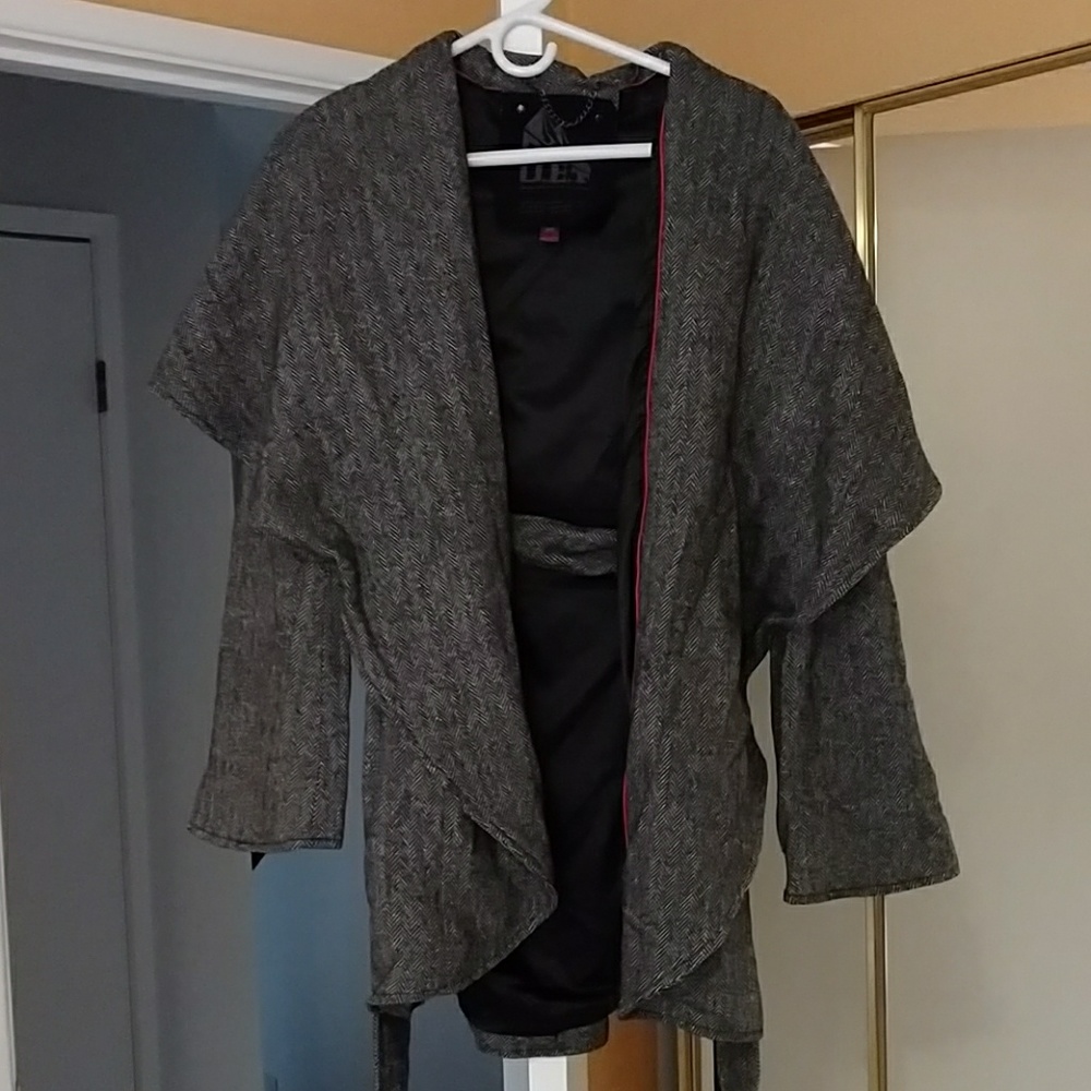 Oversized Shawl Collar Coat